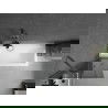 Mexen Next bath screen 1-wing 60 x 150 cm, graphite, brushed gun gray - 895-060-000-00-40-66