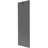 Mexen Next shower screen 1-panel 60 x 150 cm, graphite, brushed gun gray - 895-060-000-00-40-66