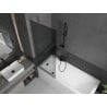 Mexen Next 1-wing Bath Screen 70 x 150 cm, Graphite, Brushed Gun Gray - 895-070-000-00-40-66