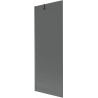 Mexen Next 1-wing shower screen 70 x 150 cm, graphite, brushed gun gray - 895-070-000-00-40-66