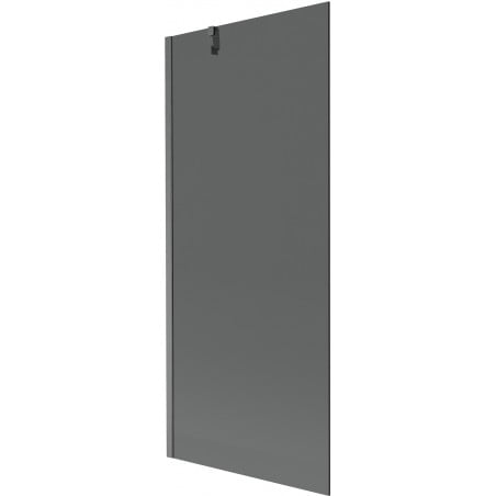 Mexen Next bath screen 1-wing 80 x 150 cm, graphite, brushed gun gray - 895-080-000-00-40-66