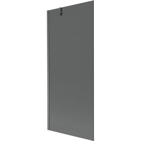 Mexen Next bathtub screen 1-winged 80 x 150 cm, graphite, brushed gun gray - 895-080-000-00-40-66