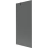 Mexen Next bath screen 1-wing 80 x 150 cm, graphite, brushed gun gray - 895-080-000-00-40-66