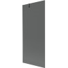 Mexen Next bathtub screen 1-winged 80 x 150 cm, graphite, brushed gun gray - 895-080-000-00-40-66