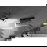 Mexen Next 1-panel bathtub screen 90 x 150 cm, graphite, brushed gun gray - 895-090-000-00-40-66