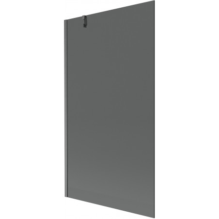 Mexen Next 1-wing tub panel 100 x 150 cm, graphite, brushed gun gray - 895-100-000-00-40-66