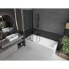 Mexen Next Bathtub Screen 1-Panel 60 x 150 cm, Graphite, Gun Metal - 895-060-000-00-40-95