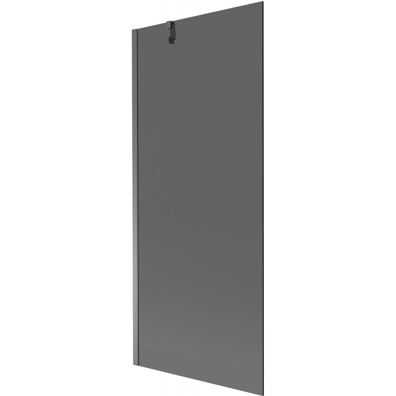 Mexen Next single-panel bath screen 80 x 150 cm, graphite, gun metal - 895-080-000-00-40-95