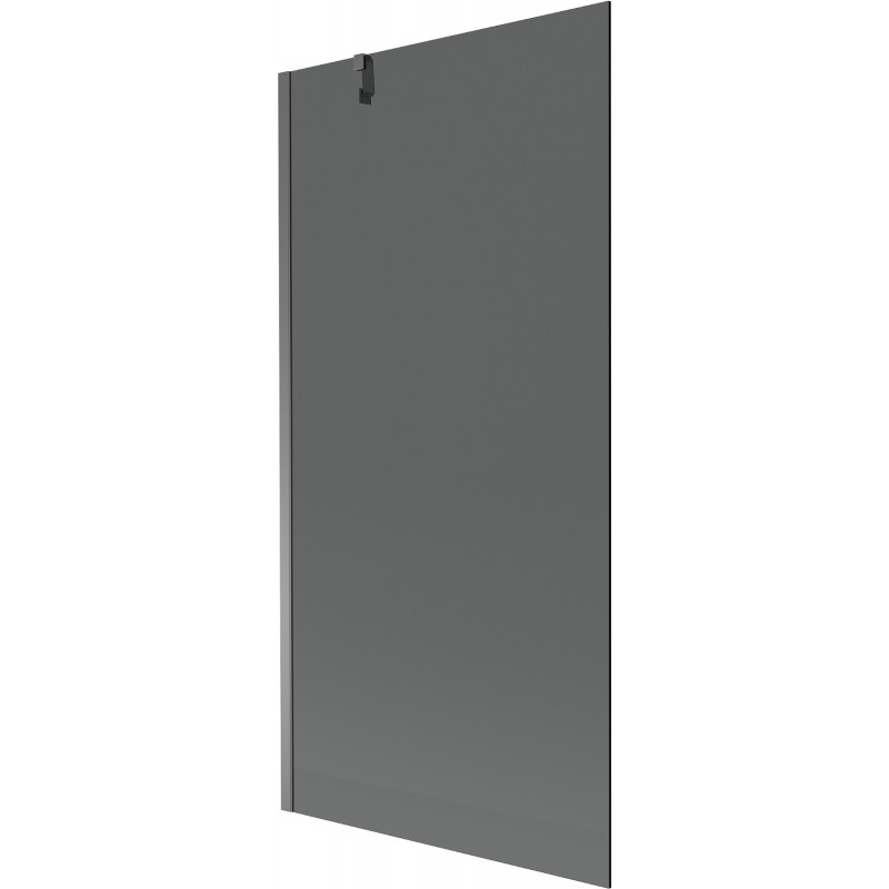 Mexen Next bath screen 1-wing 90 x 150 cm, graphite, gun metal - 895-090-000-00-40-95