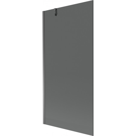 Mexen Next bath screen 1-wing 90 x 150 cm, graphite, gun metal - 895-090-000-00-40-95