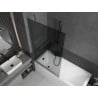 Mexen Next bathtub screen 1-wing 100 x 150 cm, graphite, gun metal - 895-100-000-00-40-95