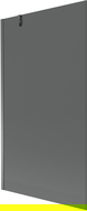 Mexen Next bathtub screen 1-wing 100 x 150 cm, graphite, gun metal - 895-100-000-00-40-95