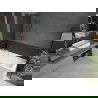 Mexen Next bathtub screen 1-winged 60 x 150 cm, graphite, brushed nickel - 895-060-000-00-40-97