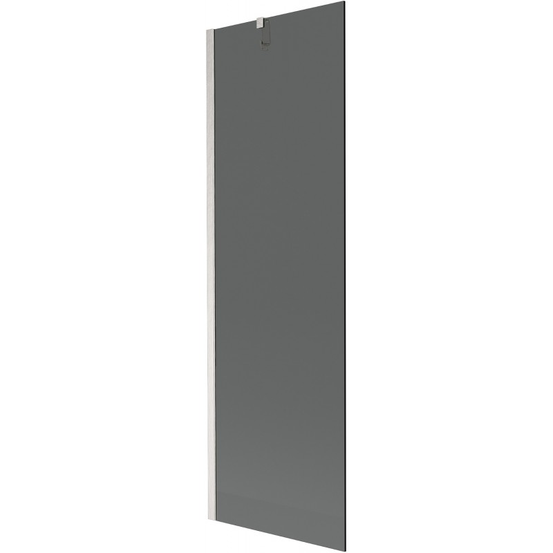 Mexen Next bathtub screen 1-winged 60 x 150 cm, graphite, brushed nickel - 895-060-000-00-40-97