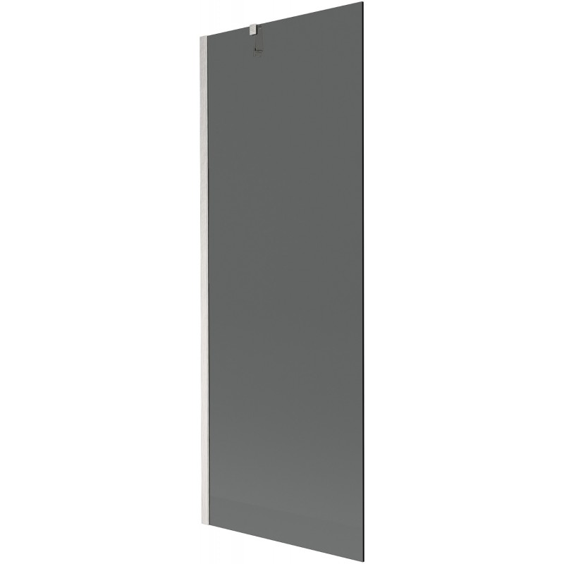 Mexen Next Bathtub Screen 1-Panel 70 x 150 cm, Graphite, Brushed Nickel - 895-070-000-00-40-97