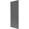 Mexen Next Bathtub Screen 1-Panel 70 x 150 cm, Graphite, Brushed Nickel - 895-070-000-00-40-97