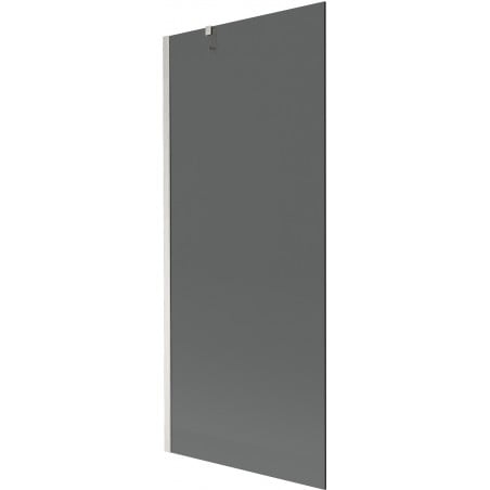 Mexen Next 1-panel Bath Screen 80 x 150 cm, Graphite, Brushed Nickel - 895-080-000-00-40-97