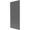 Mexen Next 1-panel Bath Screen 80 x 150 cm, Graphite, Brushed Nickel - 895-080-000-00-40-97