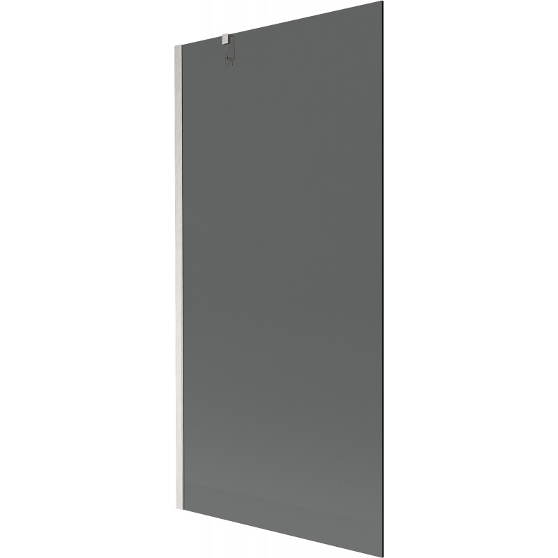 Mexen Next single-panel bath screen 90 x 150 cm, graphite, brushed nickel - 895-090-000-00-40-97