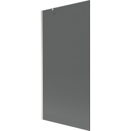 Mexen Next 1-wing Bath Screen 90 x 150 cm, Graphite, Brushed Nickel - 895-090-000-00-40-97
