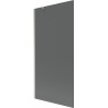 Mexen Next single-panel bath screen 90 x 150 cm, graphite, brushed nickel - 895-090-000-00-40-97
