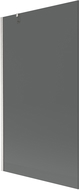 Mexen Next shower screen 1-wing 100 x 150 cm, graphite, brushed nickel - 895-100-000-00-40-97