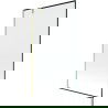 Mexen Next bathtub screen single-panel 100 x 150 cm, black pattern, brushed gold - 895-100-000-00-70-55