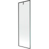 Mexen Next shower screen 1-wing 60 x 150 cm, black pattern, brushed gun gray - 895-060-000-00-70-66