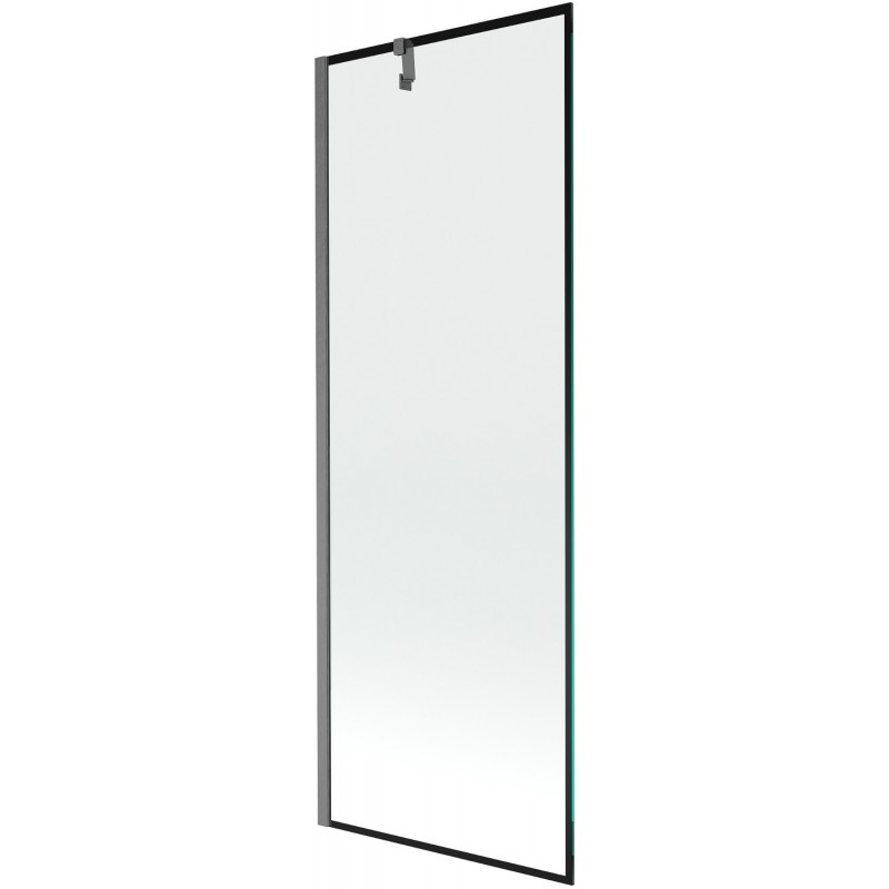 Mexen Next shower screen 1-panel 70 x 150 cm, black pattern, brushed gun gray - 895-070-000-00-70-66