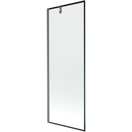 Mexen Next shower screen 1-winged 70 x 150 cm, black frame, brushed gun gray - 895-070-000-00-70-66
