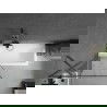Mexen Next shower screen 1-wing 80 x 150 cm, black pattern, gun gray brushed - 895-080-000-00-70-66