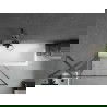 Mexen Next bathtub screen 1-wing 90 x 150 cm, black pattern, brushed gun gray - 895-090-000-00-70-66