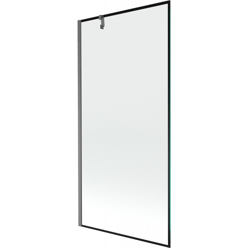 Mexen Next bathtub screen 1-wing 90 x 150 cm, black pattern, brushed gun gray - 895-090-000-00-70-66