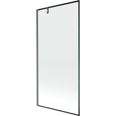 Mexen Next bathtub screen 1-wing 90 x 150 cm, black pattern, brushed gun gray - 895-090-000-00-70-66