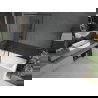 Mexen Next 1-panel Bathtub Screen 100 x 150 cm, Black Pattern, Brushed Gun Gray - 895-100-000-00-70-66