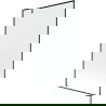 Mexen Next 1-panel Bathtub Screen 100 x 150 cm, Black Pattern, Brushed Gun Gray - 895-100-000-00-70-66