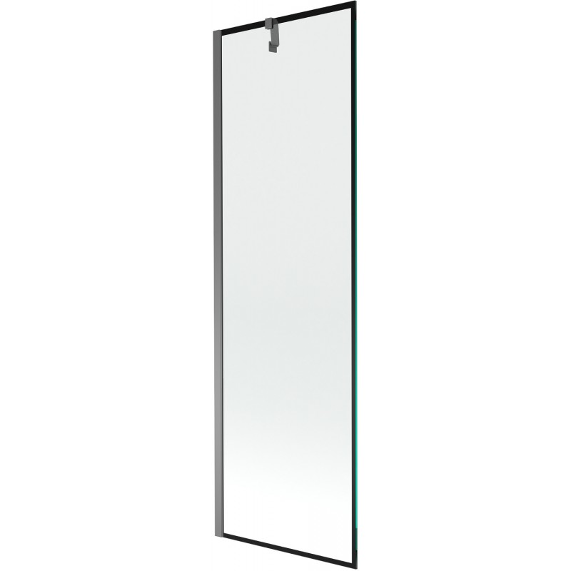 Mexen Next 1-wing Bathtub Screen 60 x 150 cm, Black Pattern, Gun Metal - 895-060-000-00-70-95