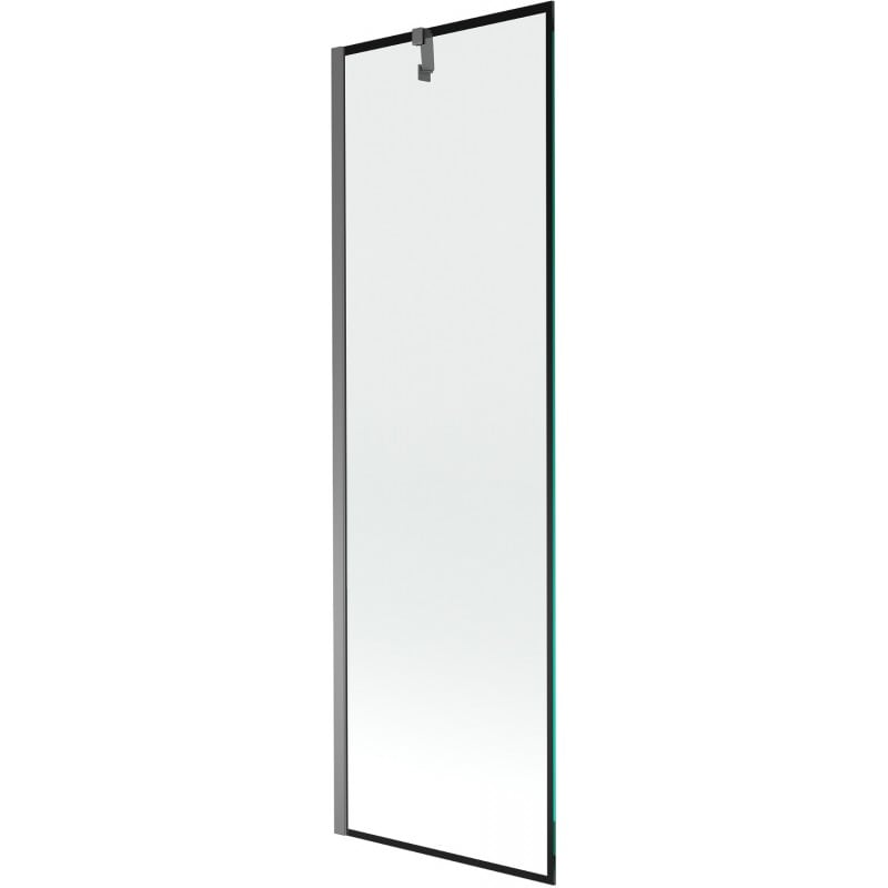 Mexen Next bath screen 1-wing 60 x 150 cm, black frame, gun metal - 895-060-000-00-70-95