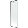 Mexen Next bath screen 1-wing 60 x 150 cm, black frame, gun metal - 895-060-000-00-70-95