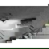 Mexen Next bathtub screen 1-wing 90 x 150 cm, black pattern, gun metal - 895-090-000-00-70-95