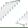 Mexen Next 1-panel bath screen 100 x 150 cm, black pattern, gun metal - 895-100-000-00-70-95
