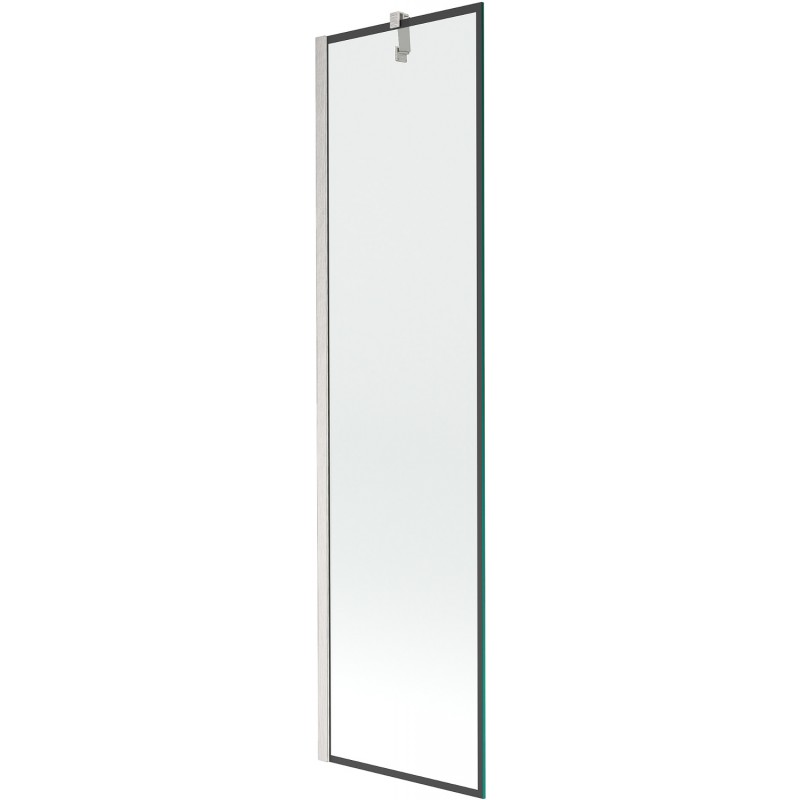 Mexen Next single-panel bathtub screen 50 x 150 cm, black pattern, brushed nickel - 895-050-000-00-70-97