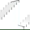 Mexen Next 1-panel bath screen 70 x 150 cm, black pattern, brushed nickel - 895-070-000-00-70-97