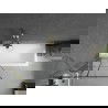 Mexen Next bathtub screen 1-winged 80 x 150 cm, black pattern, brushed gold - 895-080-000-00-77-55