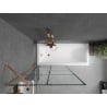 Mexen Next shower screen 1-wing 90 x 150 cm, black pattern, brushed copper - 895-090-000-00-77-65