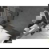 Mexen Next 1-panel bathtub screen 60 x 150 cm, black pattern, brushed gun gray - 895-060-000-00-77-66