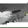 Mexen Next 1-panel bath screen 70 x 150 cm, black pattern, gun metal - 895-070-000-00-77-95