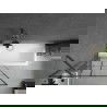 Mexen Next shower screen 1-wing 90 x 150 cm, black pattern, gun metal - 895-090-000-00-77-95