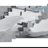 Mexen Nike freestanding bathtub 175 x 100 cm, white, chrome overflow - 54071751000-01