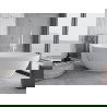 Mexen Nike freestanding bathtub 175 x 100 cm, white, overflow white - 54071751000-20